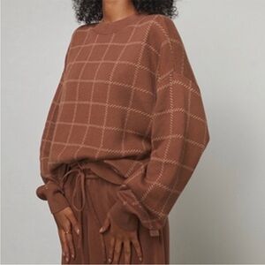 Lunya brown sweater